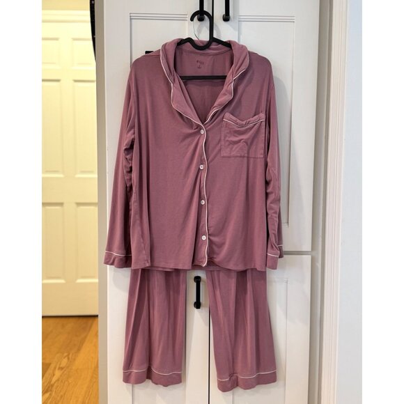 Kyte Baby Adult Small Womens Pajamas PJs Set Eggplant Purple Bamboo Material - Picture 6 of 6